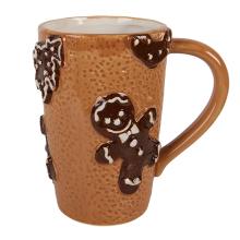 Clayre & Eef – Keramický hrnek GINGERBREAD MAN