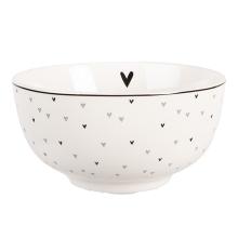Clayre & Eef – Porcelánová miska BE HAPPY, bestseller 2025