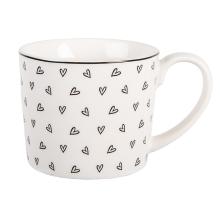 Clayre & Eef – Porcelánový hrnek BE HAPPY, bestseller 2025