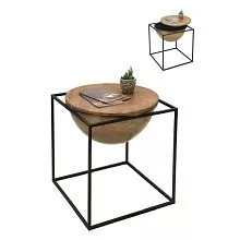 Odkládací stolek s úložným prostorem 53*53*55 cm
