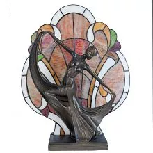 Dekorativní  Stolní lampa Tiffany WOMAN 35*15*44 cm E14/40w