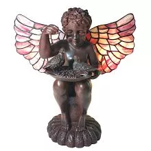 Dekorativní stolní lampa Tiffany ANGEL 33*21*33 cm E14/max 2*25W