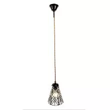 Závěsná lampa Tiffany EARLY MORNING Ø 15*115 cm E14/max 1*25W