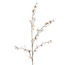 Umělá větev s béžovými květy 120 cm