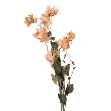 Umělá větev s hnědými květy 120 cm