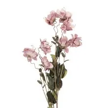 Umělá větev s růžovými květy 120 cm