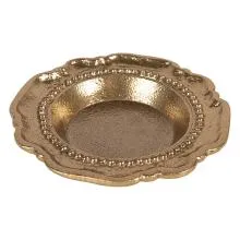 Dekorativní kovová miska Ø 12x2 cm