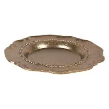 Dekorativní kovová miska Ø 20x2 cm