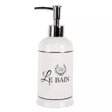Keramický dávkovač na tekuté mýdlo LE BAIN Ø 9x20 cm / 350 ml