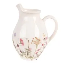 Dekorativní keramický džbánek BLOOMING SPRING 16x12x19 cm