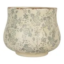 Keramický květináč CHIC DE BLEU Ø 21x17 cm