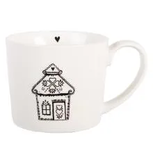 Porcelánový hrnek GINGERBREAD HOUSE 12x8x7 cm / 275 ml
