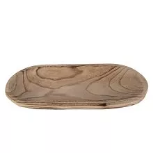 Dekorativní dřevěná mísa 40x18x4 cm