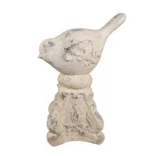 Dekorativní figurka ptáčka na podstavci 33x21x47 cm