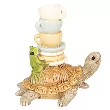 Dekorativní figurka želvy s nákladem na zádech 8*6*9 cm