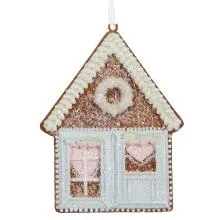 Dekorativní perníková chaloupka 8x1x10 cm