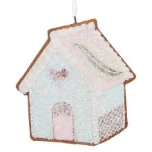 Dekorativní perníková chaloupka 9x1x10 cm