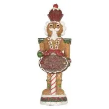 Dekorativní figurka Louskáčka s LED osvětlením 12x10x35 cm / 3xAAA