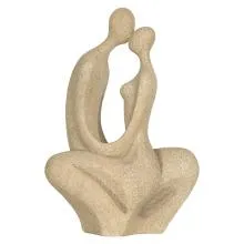 Dekorativní figurka sedícího páru 16x8x25 cm