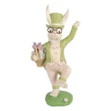 Dekorativní figurka králíka 19x15x36 cm