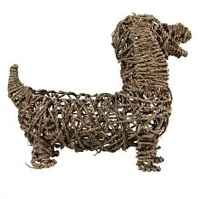 Ratanový obal na květináč DOG 32*17*30 cm