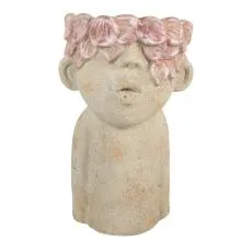 Terakotový květináč FRIENDLY KISS 20x19x31 cm