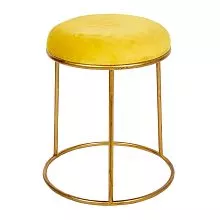 Kovová čalouněná stolička Ø 42*48 cm