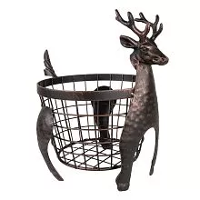 Kovový košík REINDEER 30x23x30 cm