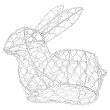 Kovový košík RABBIT 22x11x22 cm
