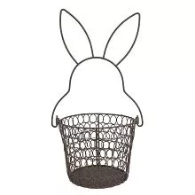 Kovový košík RABBIT Ø 15x34 cm