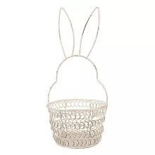 Kovový košík RABBIT Ø 12x27 cm