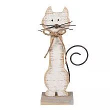 Dekorativní figurka kočky 21x8x38 cm