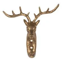 Nástěnný kovový háček DEER 13x5x12 cm