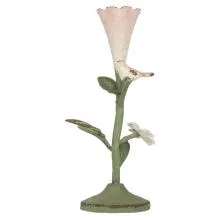 Kovový svícen FLOWER  12x12x26 cm
