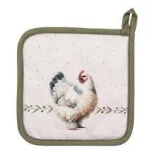 Podložka nebo chňapka BARNYARD CHICKEN 20x20 cm