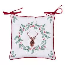 Sedák s výplní HOLLY CHRISTMAS 40*40 cm