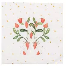Papírové ubrousky HAPPY LITTLE CHRISTMAS (20 kusů v balení) 33*33 cm