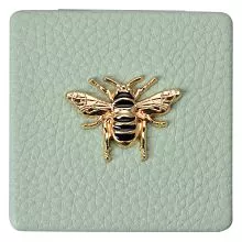 Zrcátko do kabelky BEE GREEN 6x6 cm