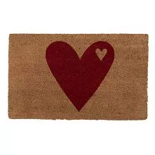 Kokosová rohožka HEARTS 75x45x1 cm