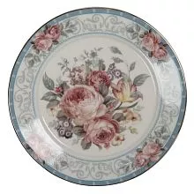 Porcelánový dezertní talíř PEONY CHIQUE Ø 21*2 cm