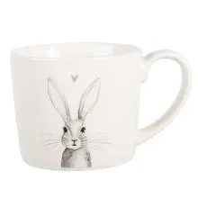 Porcelánový hrnek RUSTIC BUNNY 12x8x7 cm / 275 ml