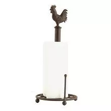 Kovový držák na papírové utěrky ROOSTER Ø 18*43 cm