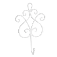 Kovový háček WHITE ORNAMENT 15*5*22 cm